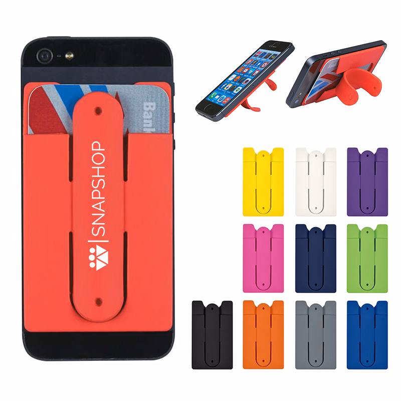 Silicone Phone and Wallet Sleeves with Stand