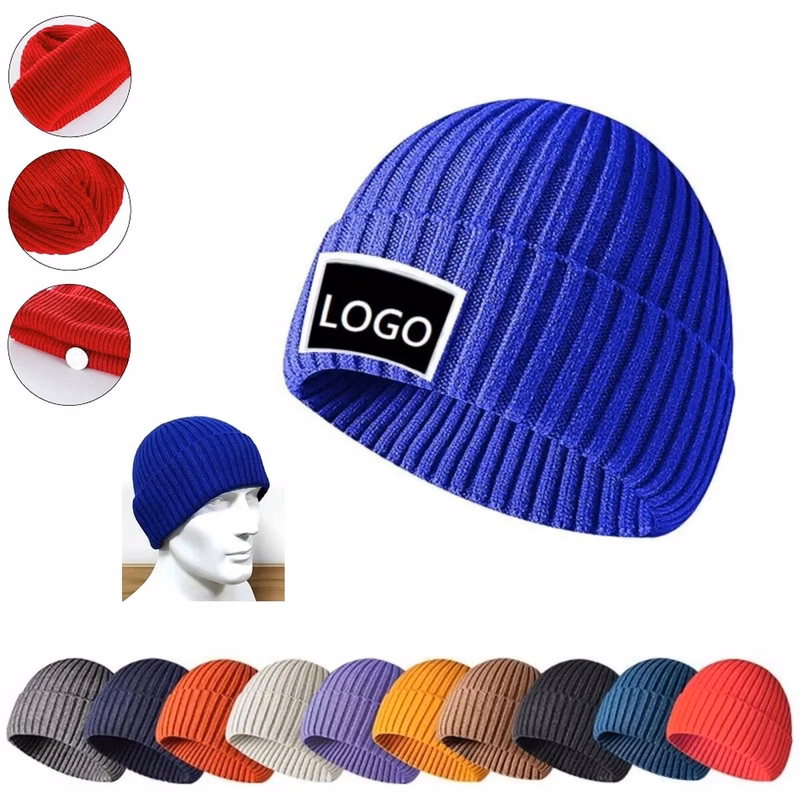 Cloth Label Knitted Beanie Apparel