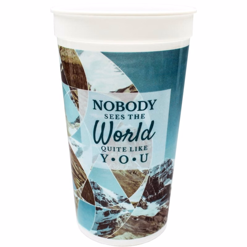 32oz Full Color Wrap Stadium Cups