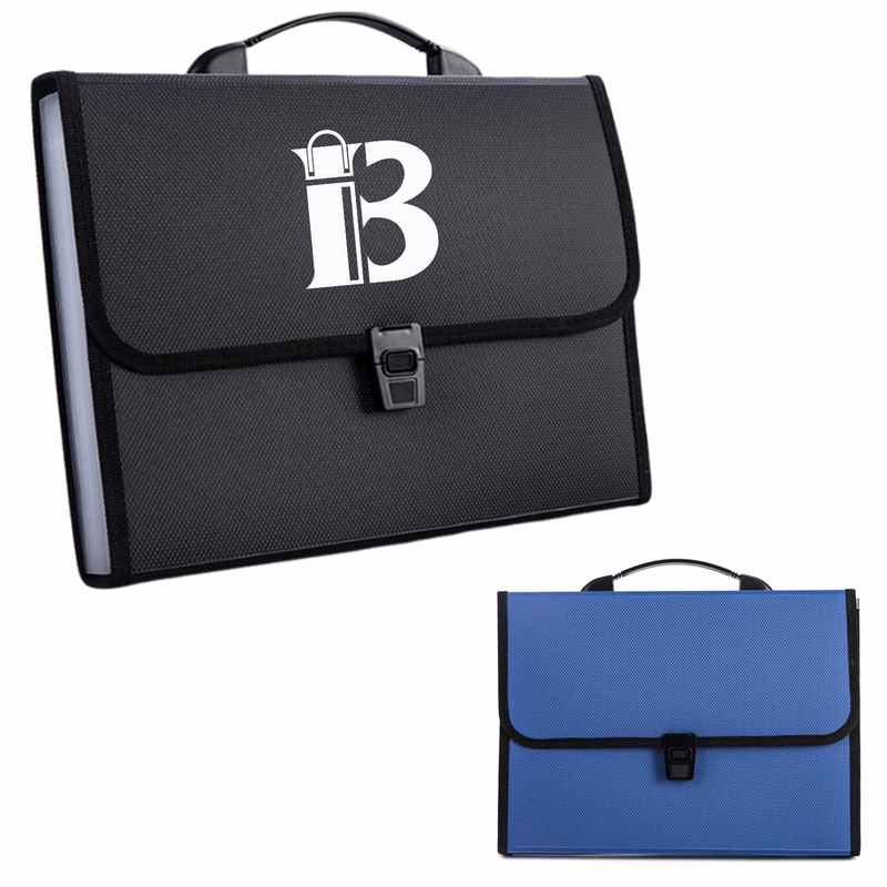 Portable 13 Pocket Expanding Accordion File Folder