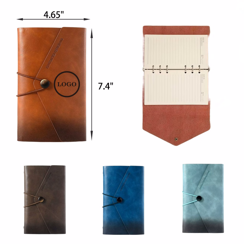 Durable PU Leather Notebook Full Color MOQ50