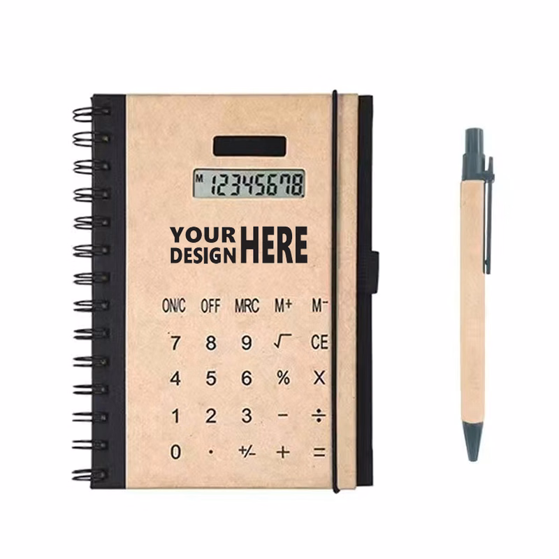 SolarCalculator Eco-Friendly With Pen Notepad Sticky Notes
