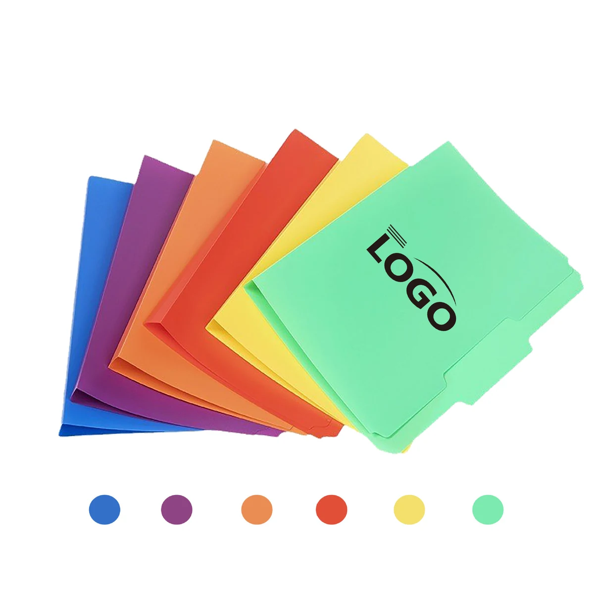 MOQ50 Manila Folder Set of Six Colors 1
