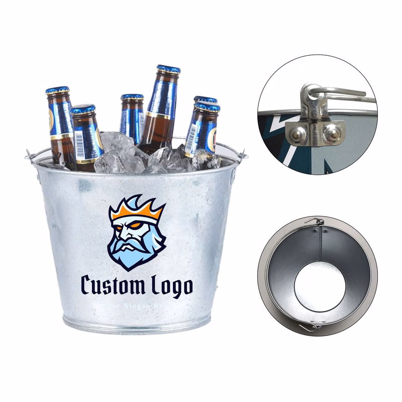 1.5 Gallon Metal Party Beer Ice Bucket