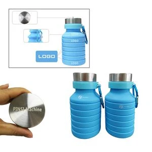 Collapsible Sport Silicone Bottle With Flip Beak 1