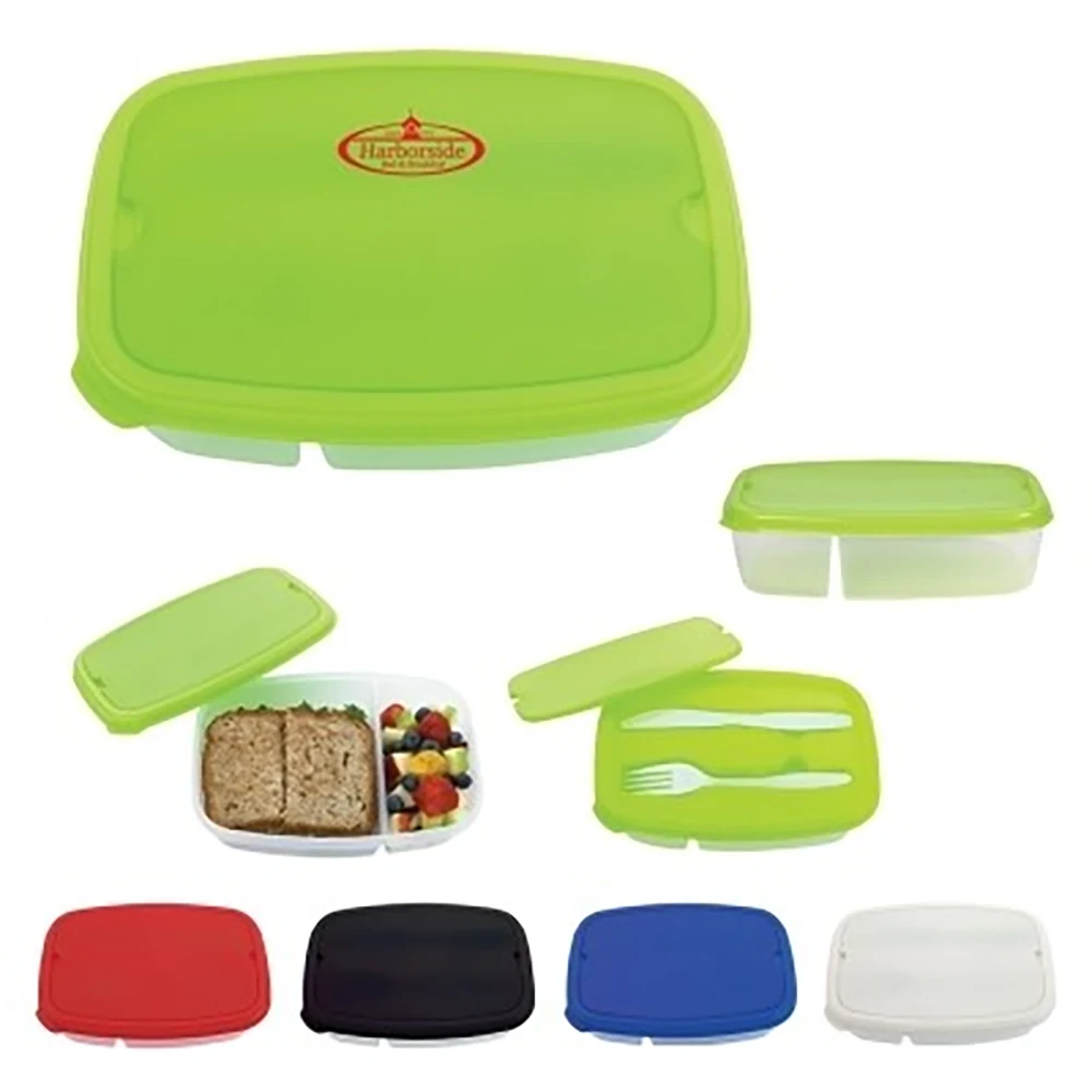 2-Section Lunch Container 1