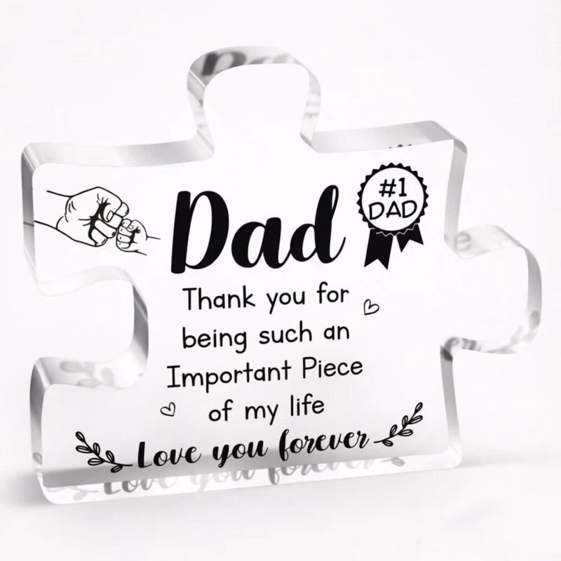 Acrylic Engraved Decorative Ornament
