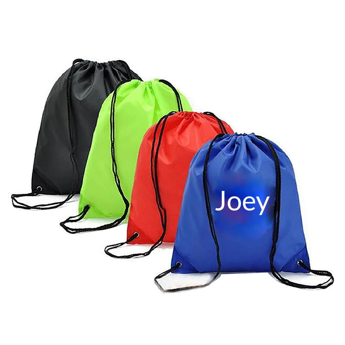 210D Polyester Drawstring Backpacks 1