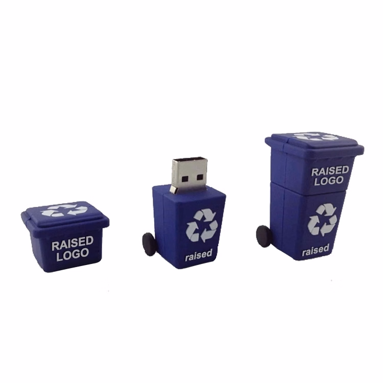 Garbage Bin Shaped USB Flash Drive