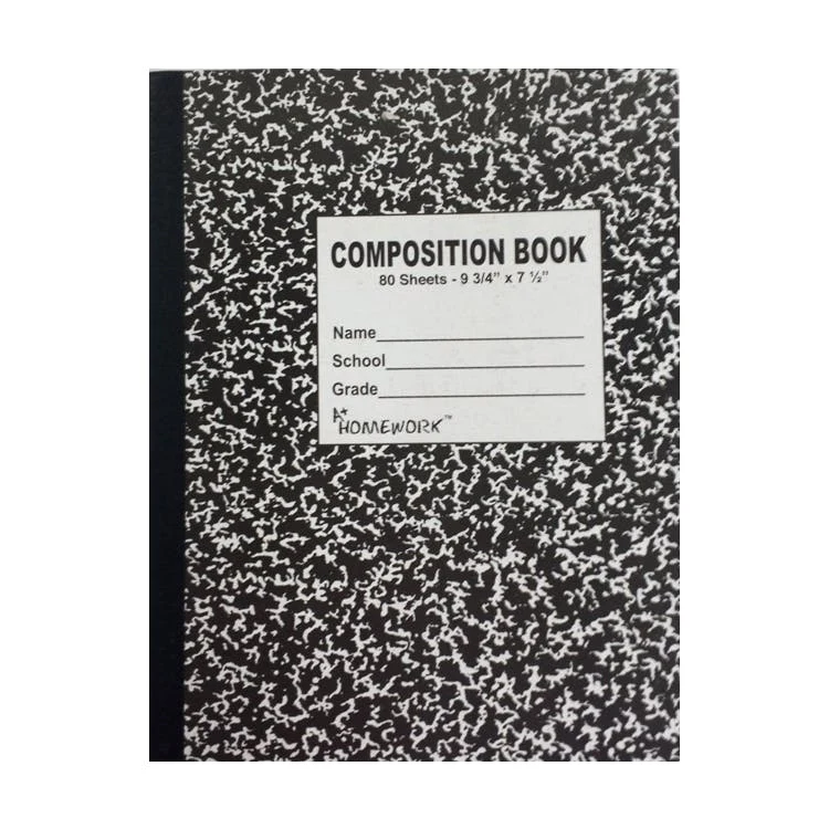 Composition Notebooks - Wide Ruled 80 Sheets Marbled 1