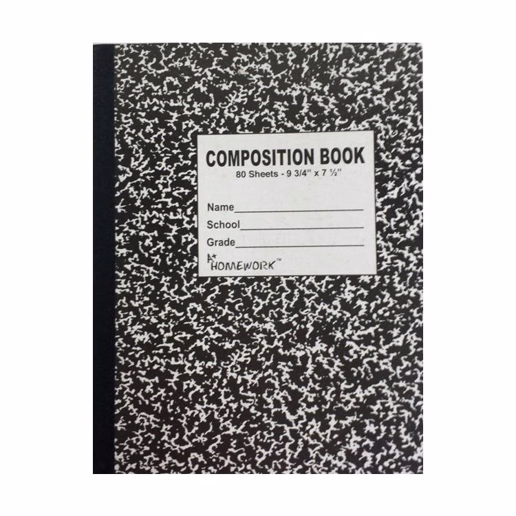 Composition Notebooks - Wide Ruled 80 Sheets Marbled