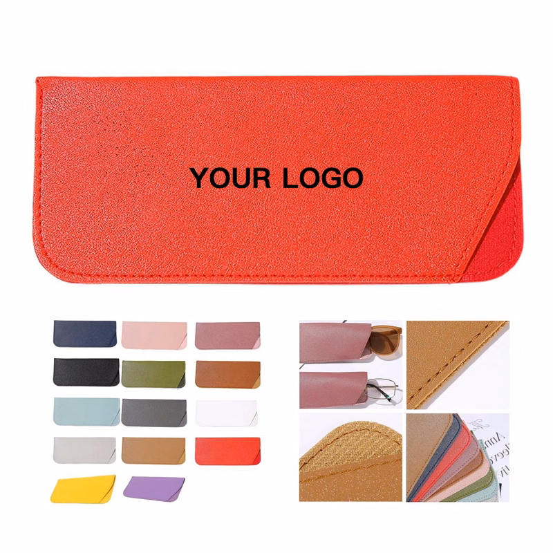 PU Leather Eyeglass Case with Scratch Resistant Interior