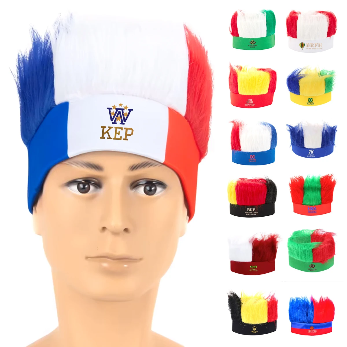 Soccer Fan Wig Headband 1