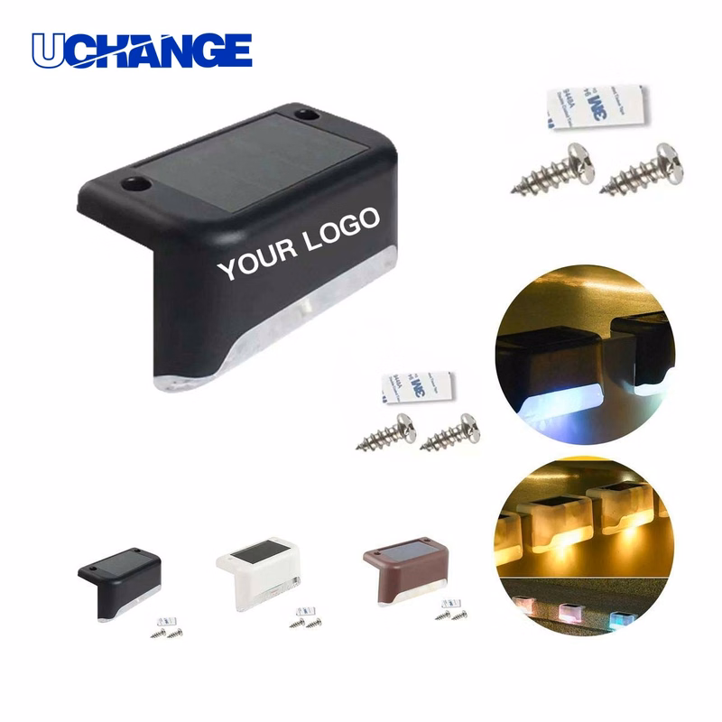 Solar Powered Outdoor Step Light for Safety