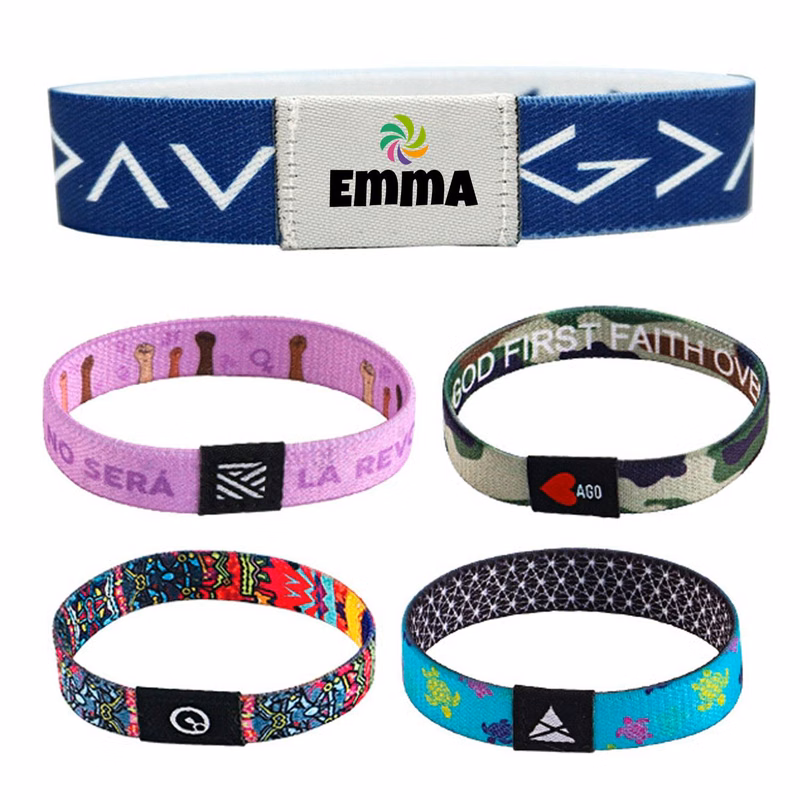 Custom Elastic Wristband Heat Transfer