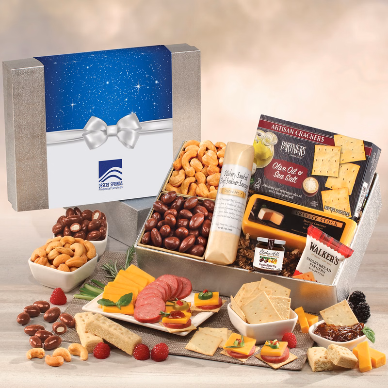 Snacking Smorgasbord with Bow Sleeve
