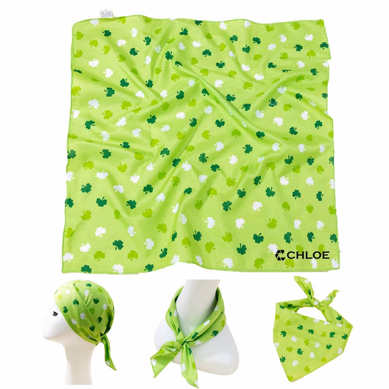 Clover Polyester Bandana