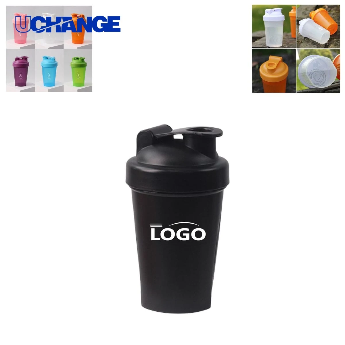 14oz Fitness Protein Shaker Cup with Ball 1