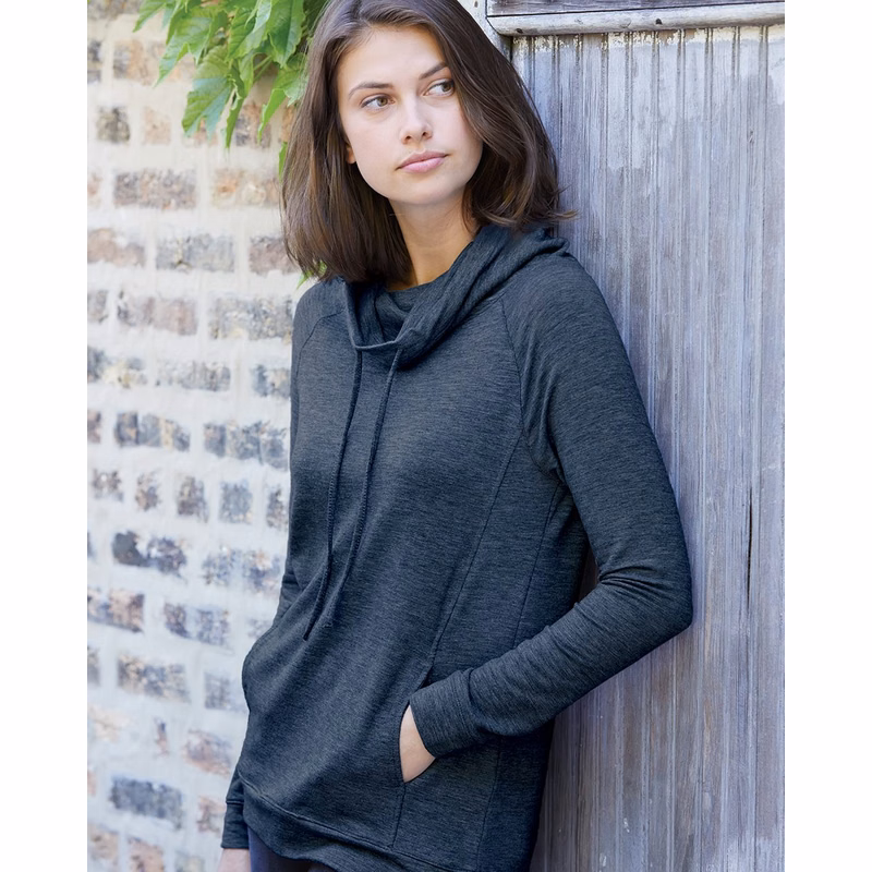 Women's HeatLast™ Fleece Faux Cashmere Funnel Neck Sweatshirt - W18706