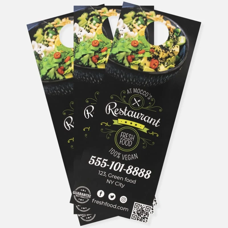 4.25 X 11 Inch Full Color Door Hanger 1