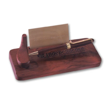 *CLOSE-OUT* Intrigue Golf Design Floating Pen Desk Card Holder 1