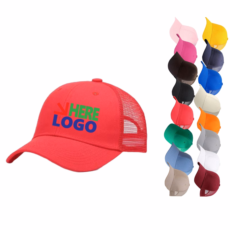 Multi Colored Mesh Breathable Comfortable Baseball Cap
