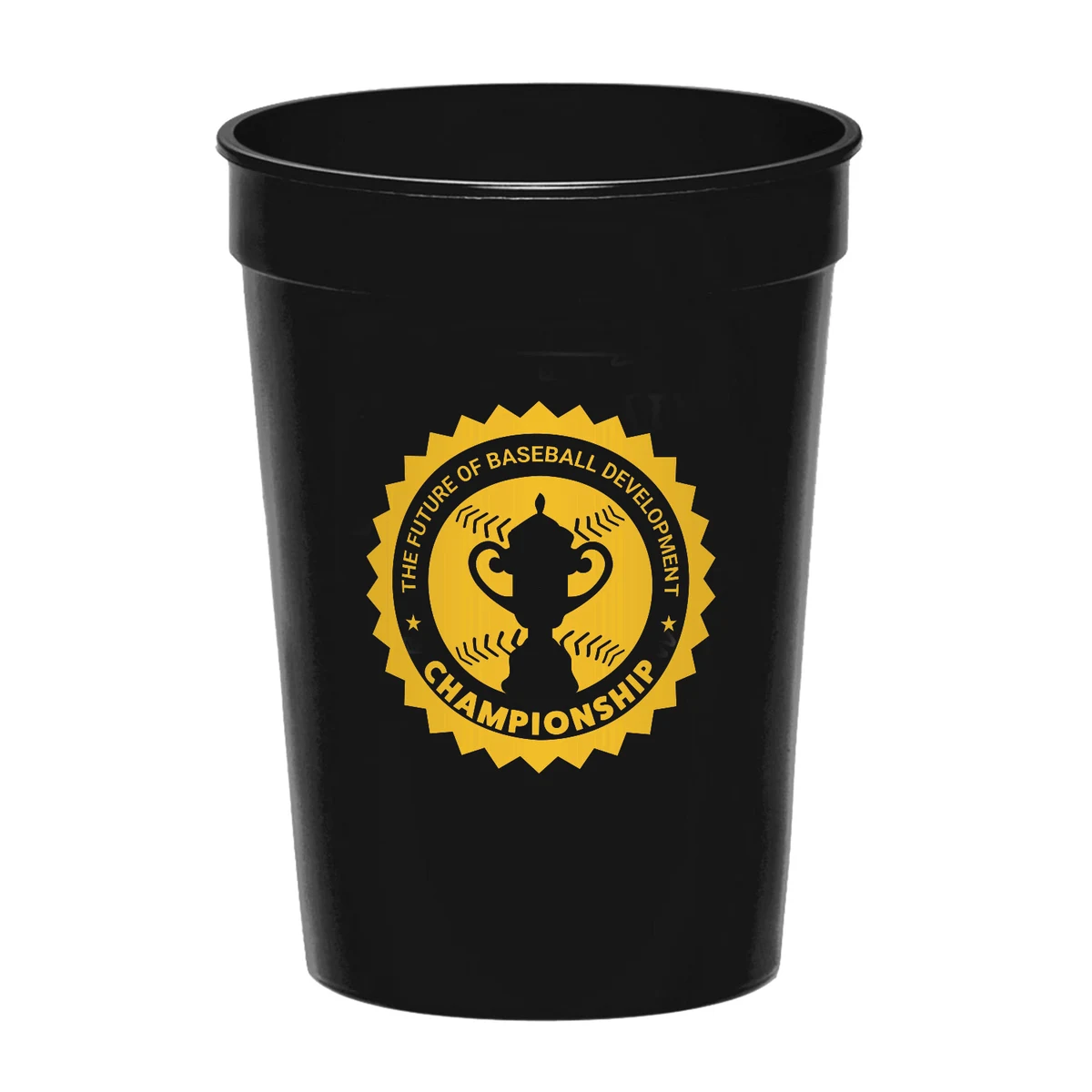 12 oz. Fanatic Plastic Stadium Cup (2 Color Imprint) 1