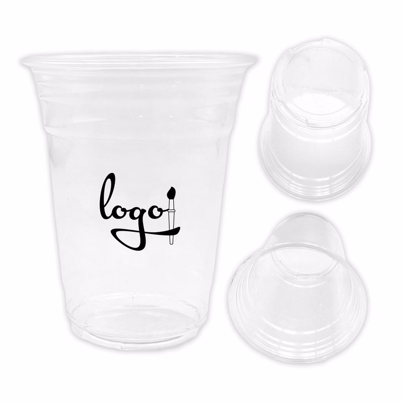 Thickened Disposable Transparent Plastic Coffee Cup