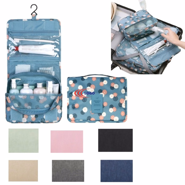 Polyester Travel Makeup Organizer