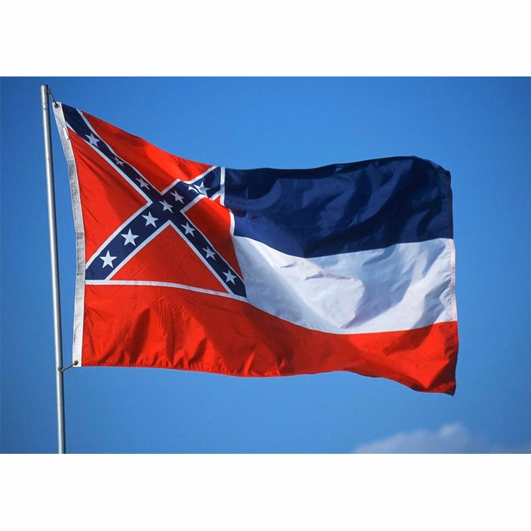 Mississippi State Flag - 2' x 3' - Nylon