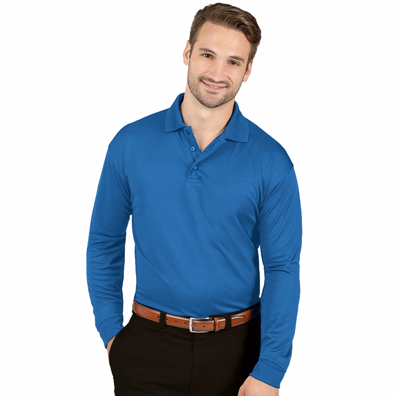 Adult Avenger Long Sleeve Polo