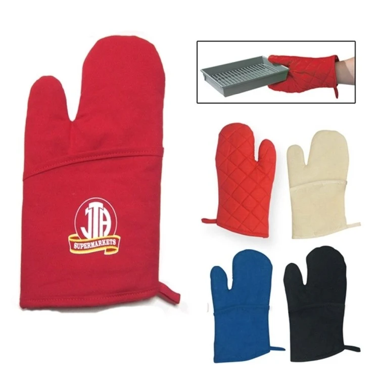 Quilted Cotton Canvas Oven Mitt 1