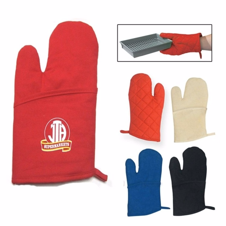 Quilted Cotton Canvas Oven Mitt