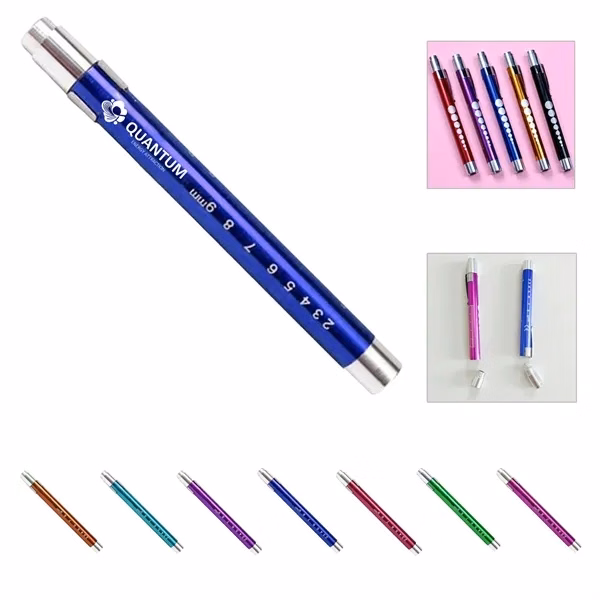 Custom Aluminum LED Penlight With Pocket Clip — Healthcare Professional Tool