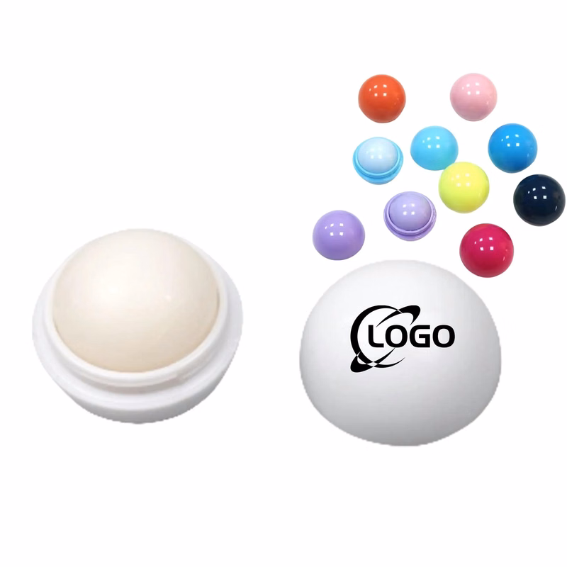 MOQ 50pcs Vanilla-Flavored Round Lip Balm