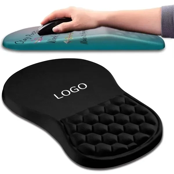 Ergonomic Massage Mouse Pad with Tilt and Effort-Saving 1