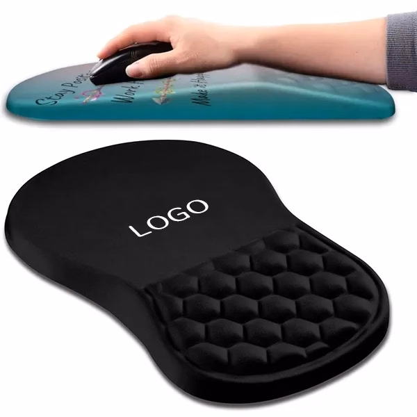 Ergonomic Massage Mouse Pad with Tilt and Effort-Saving