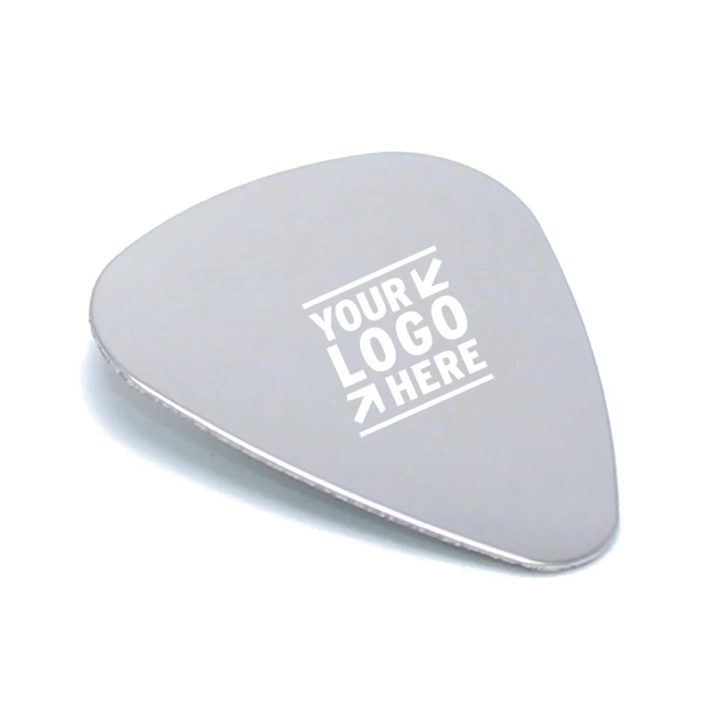 Stainless Steel Guitar Pick 1
