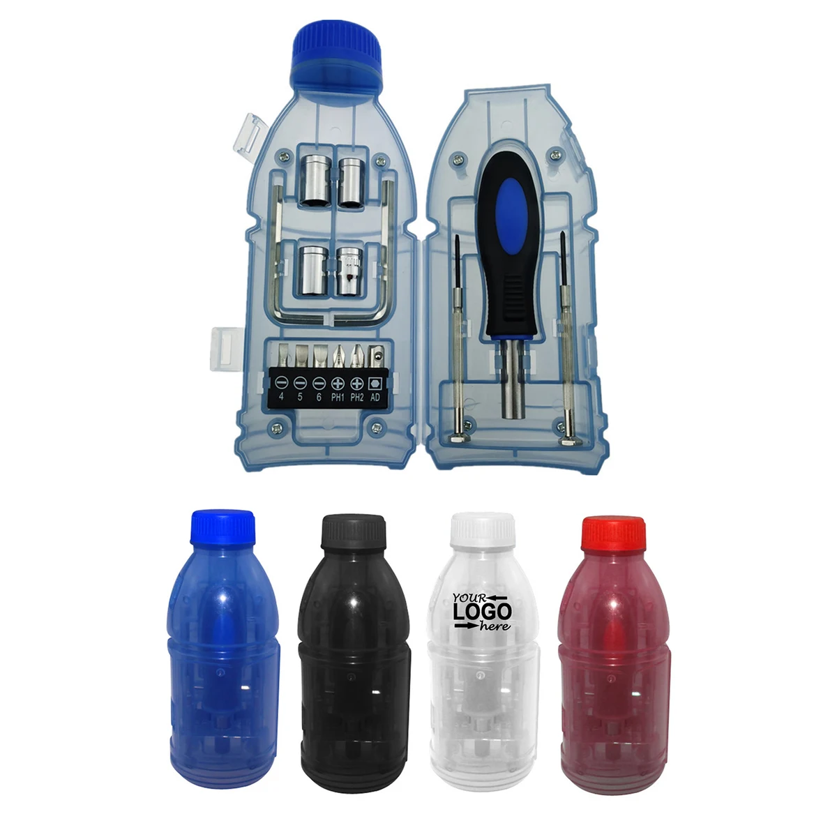 Beverage bottle type tool set 1