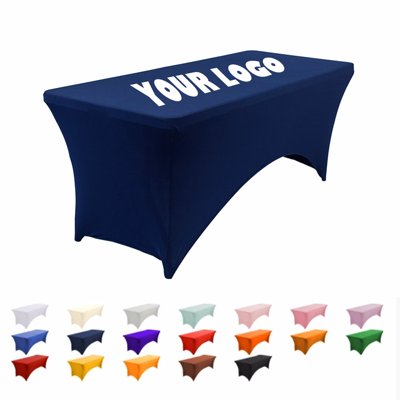Outdoor Wedding Event Rectangular Elastic Wine Tablecloth