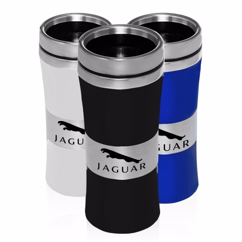 15 oz Glossy Colored Insulated Travel Mug
