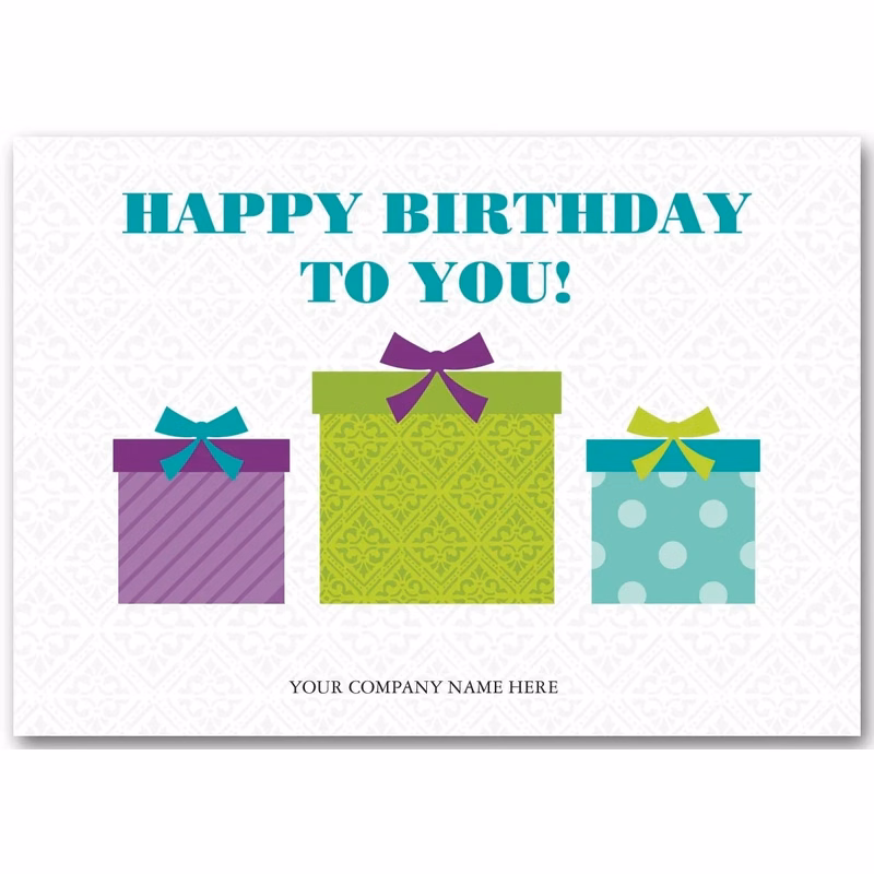 Boxes of Joy Birthday Cards