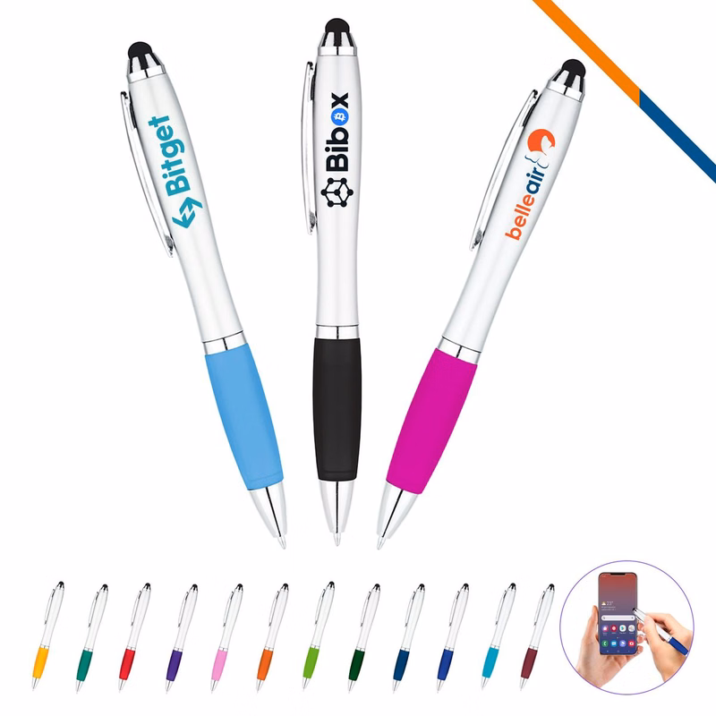 GripInk Curvaceous Ballpoint Stylus Pen