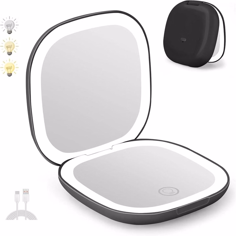 4"LED Magnifying Travel Makeup-Mirror