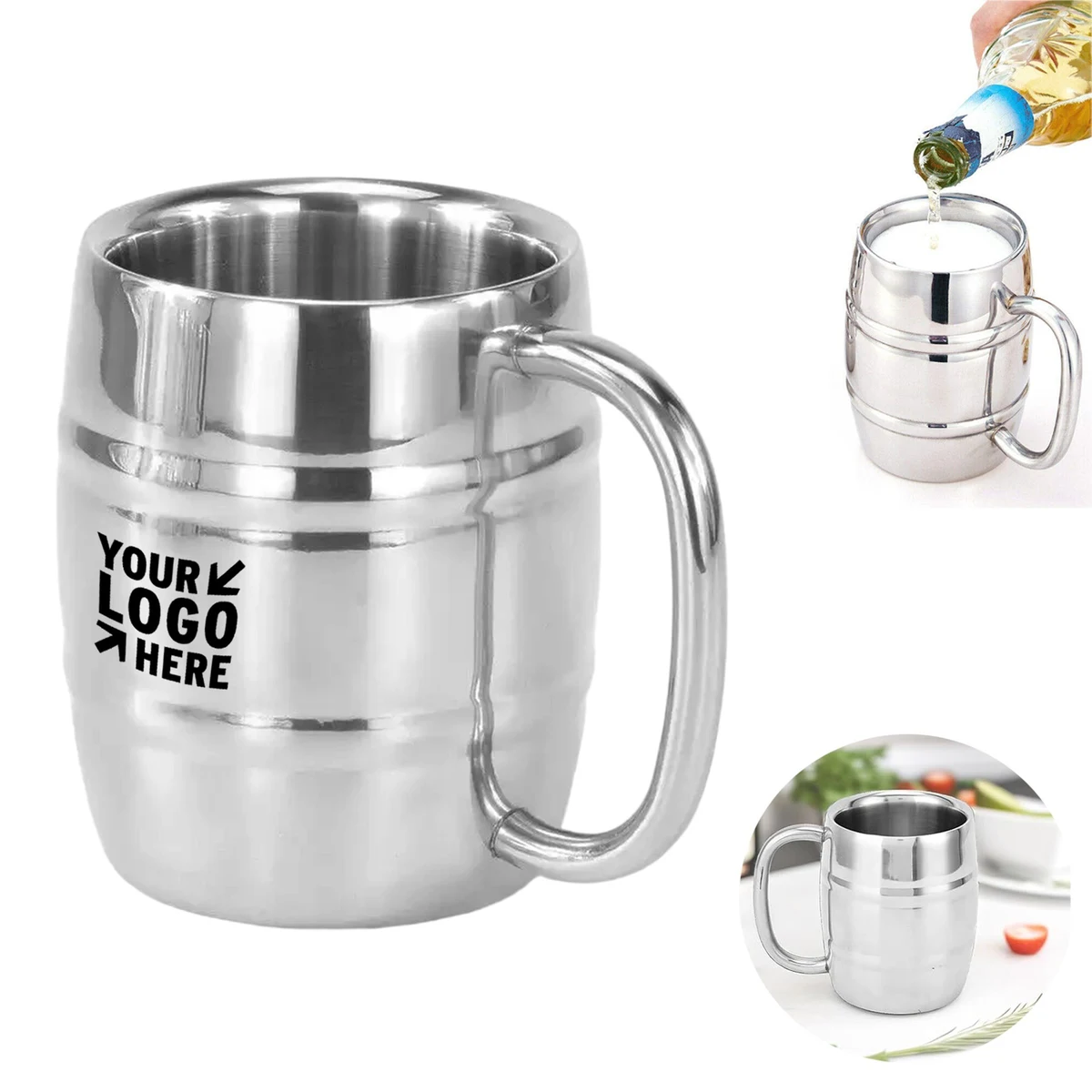 Camping Beverage Cup, custom tumbler with logo imprint 1