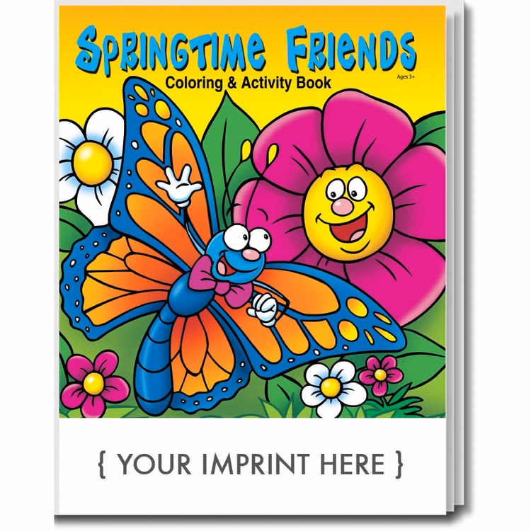 COLORING BOOK - Springtime Friends Coloring & Activity Book