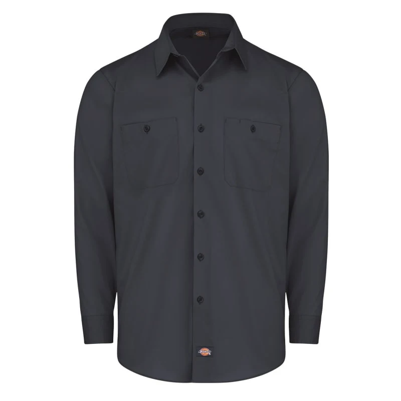 Dickies Men's Tall Industrial Worktech Ventilated Long Sleeve Work Shirt - LL51T 1