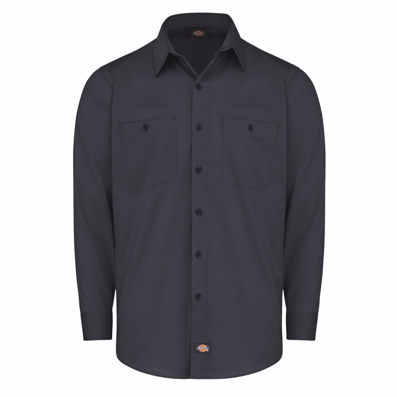 Dickies Men's Tall Industrial Worktech Ventilated Long Sleeve Work Shirt - LL51T