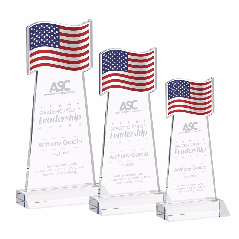 Flag Award - Clear