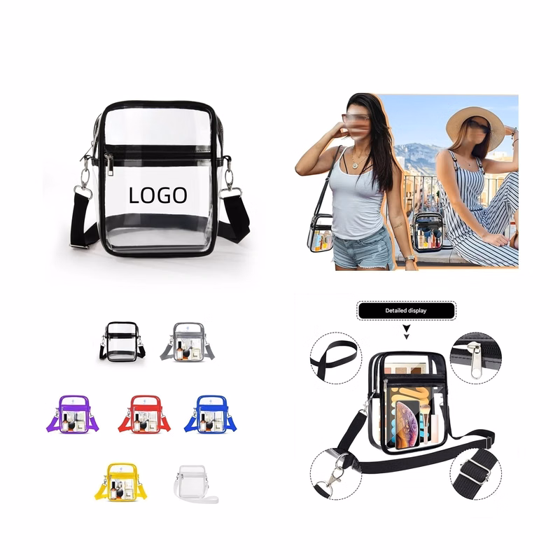 Small Transparent PVC Crossbody Bag